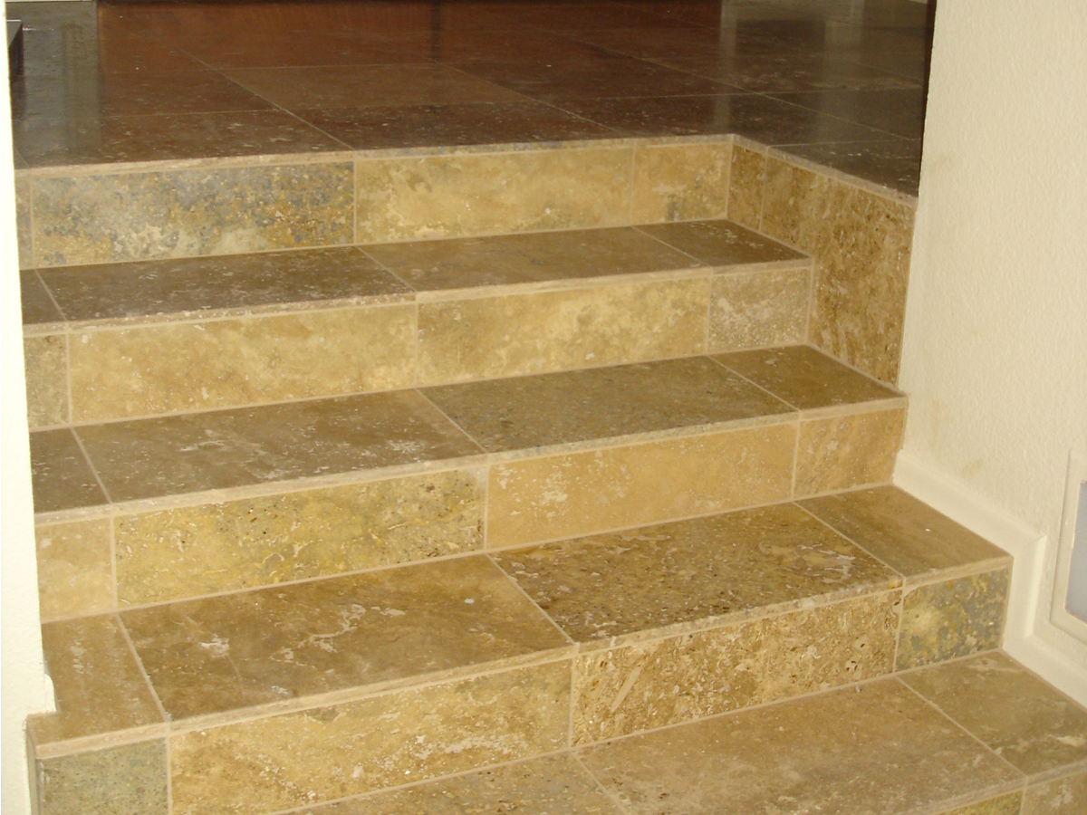 Stairways tile installation Tucson Certified Tile Installer (520
