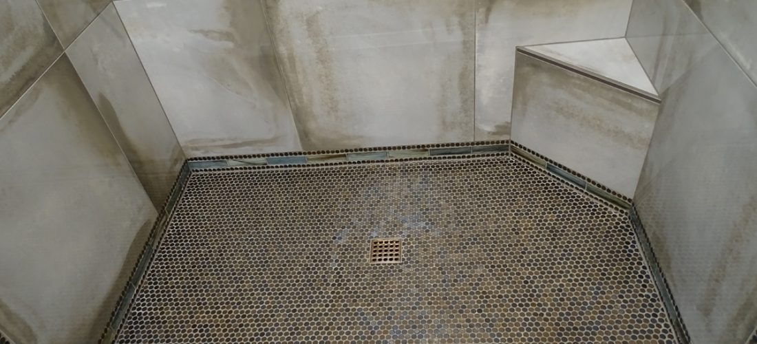 penny-round-tile-shower-floor,-tucson